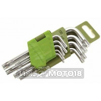 Набор ключей torx Г-обр. CV (Т10-Т50) 9шт. Дело Техники 563090-ДТ